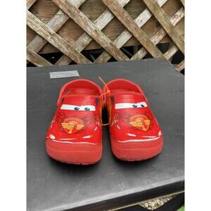 Crocs Lightning McQueen Disney Pixar Cars Piston Cup Red Kids Boys Size J1